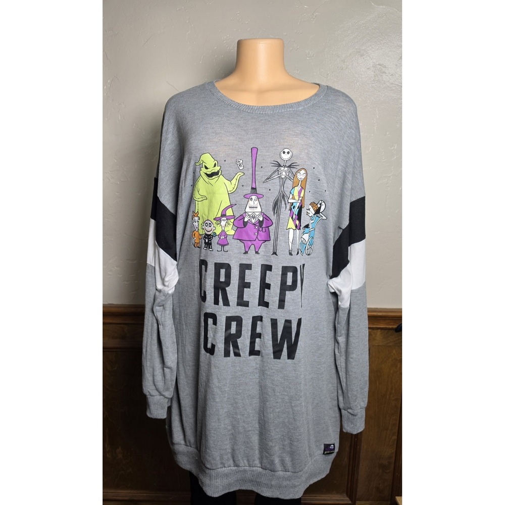 Disney Nightmare Before Christmas Creepy Crew 18 20 XXL Women Sleep Shirt
